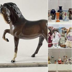 MaxSold Auction: This online auction features salt and pepper shakers, a wide variety of collectible dolls, doll stands, a variety of horse figurines, beautiful vases, a variety of figurines and much more!